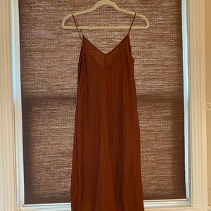 Zara metallic wide leg jumpsuit